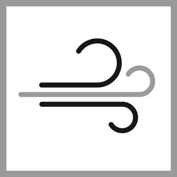 Benutzung/Pflege: Wind